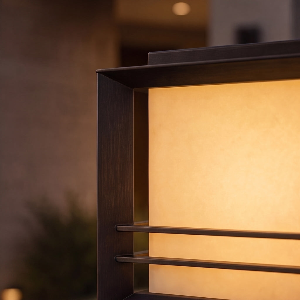 Modern Solar Garden Lights Outdoor Stainless Steel Pillar Light with Tri-Color LED and IP65 Waterproof Rating | ribuella