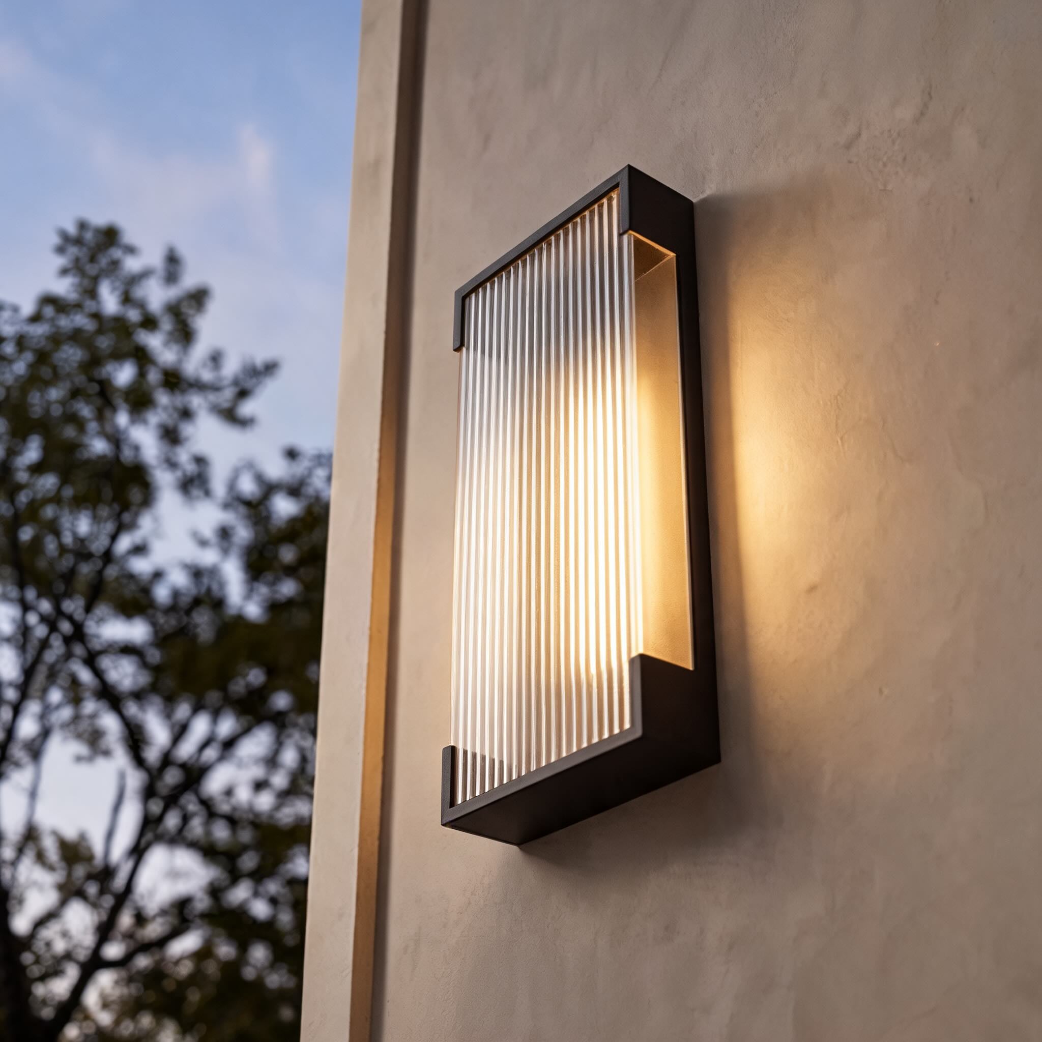 Modern Outdoor Wall Light Flush Mount Stainless Steel Integrated LED IP65 Waterproof Exterior Wall Lantern | ribuella