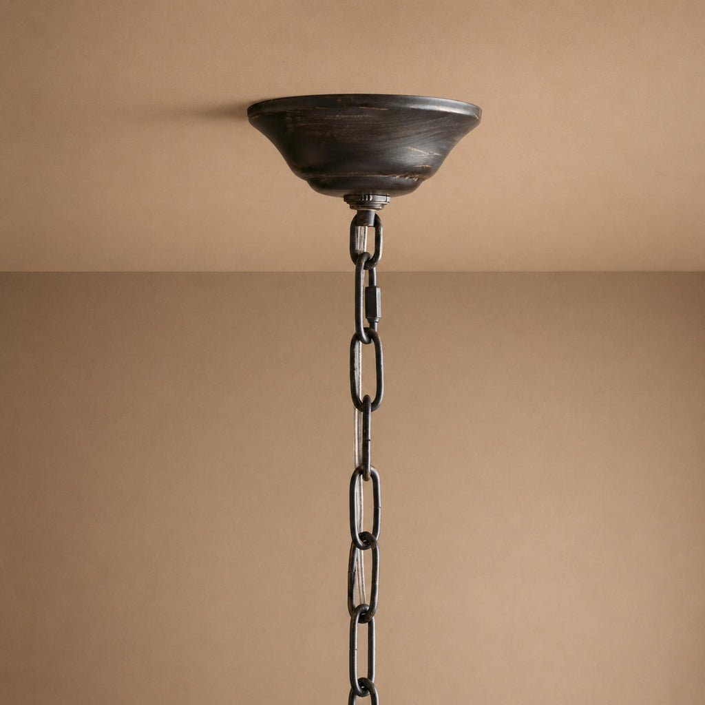 Luxuriöser runder Kristall-Kronleuchter mit Blättern – große goldene oder bronzefarbene Leuchte für Esszimmer und Eingangsbereich, 36″/48″ | ribuella