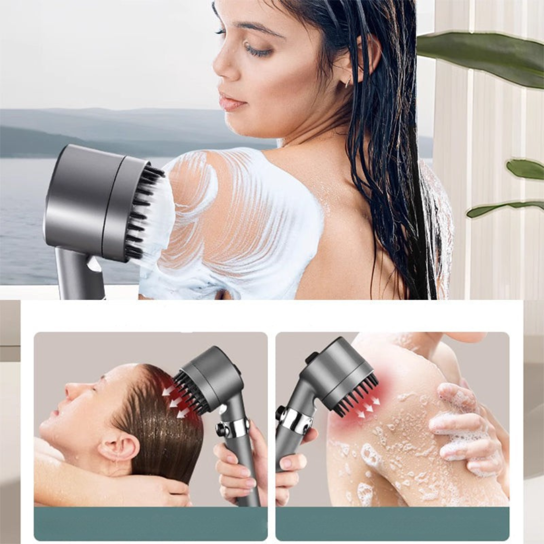 Hochdruck-Handbrause mit 9-stufigem Filtersystem und präzisen Mikroöffnungen