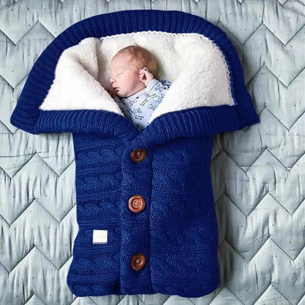 Coperta in pile per neonati — Avvolgente copertina per passeggino