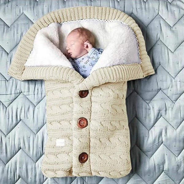Coperta in pile per neonati — Avvolgente copertina per passeggino
