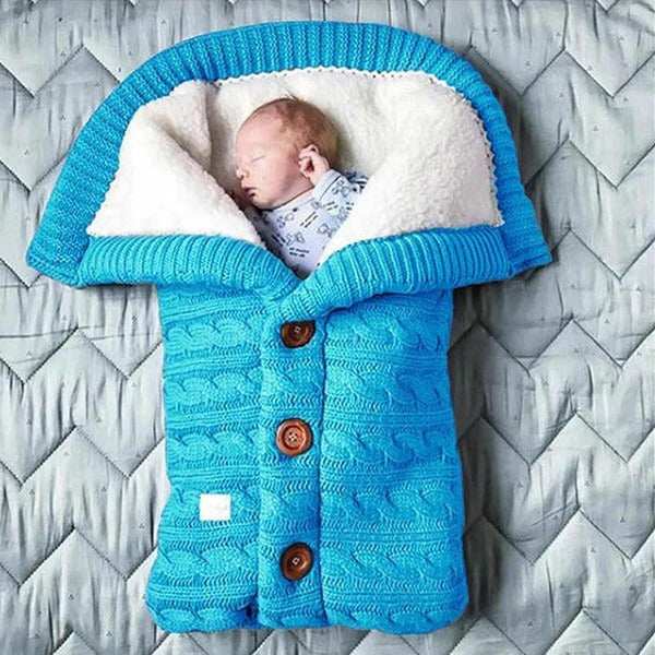 Coperta in pile per neonati — Avvolgente copertina per passeggino