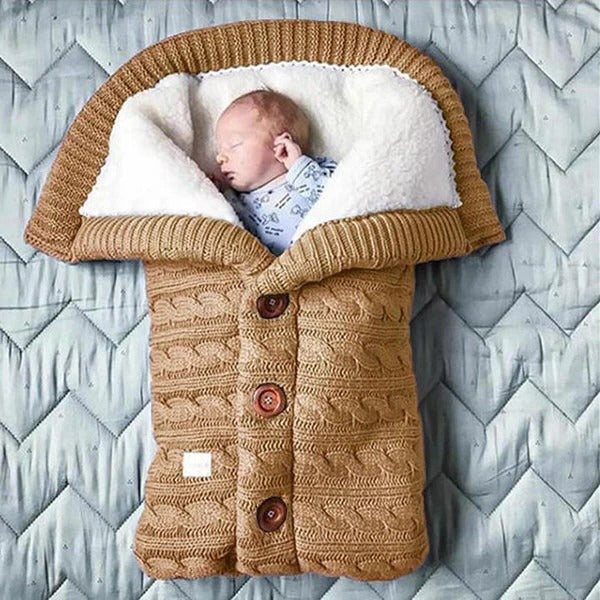 Coperta in pile per neonati — Avvolgente copertina per passeggino
