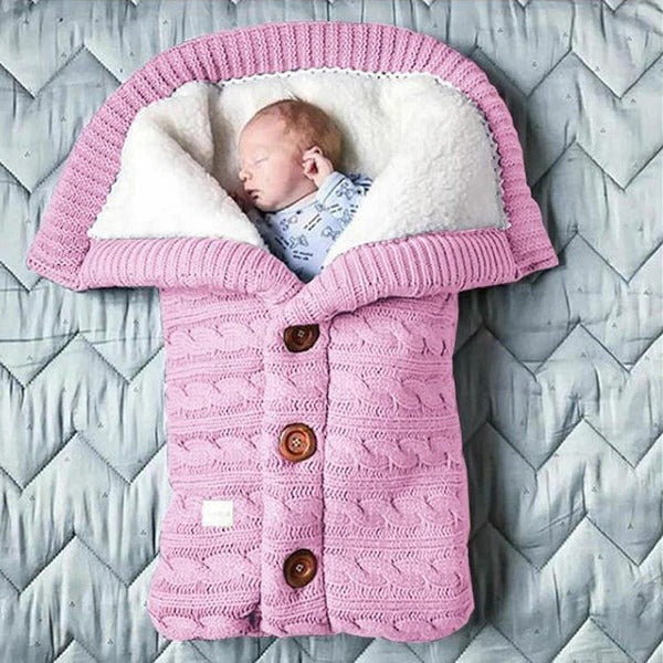 Coperta in pile per neonati — Avvolgente copertina per passeggino
