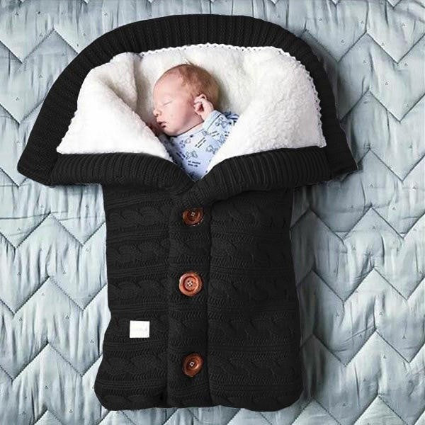 Coperta in pile per neonati — Avvolgente copertina per passeggino