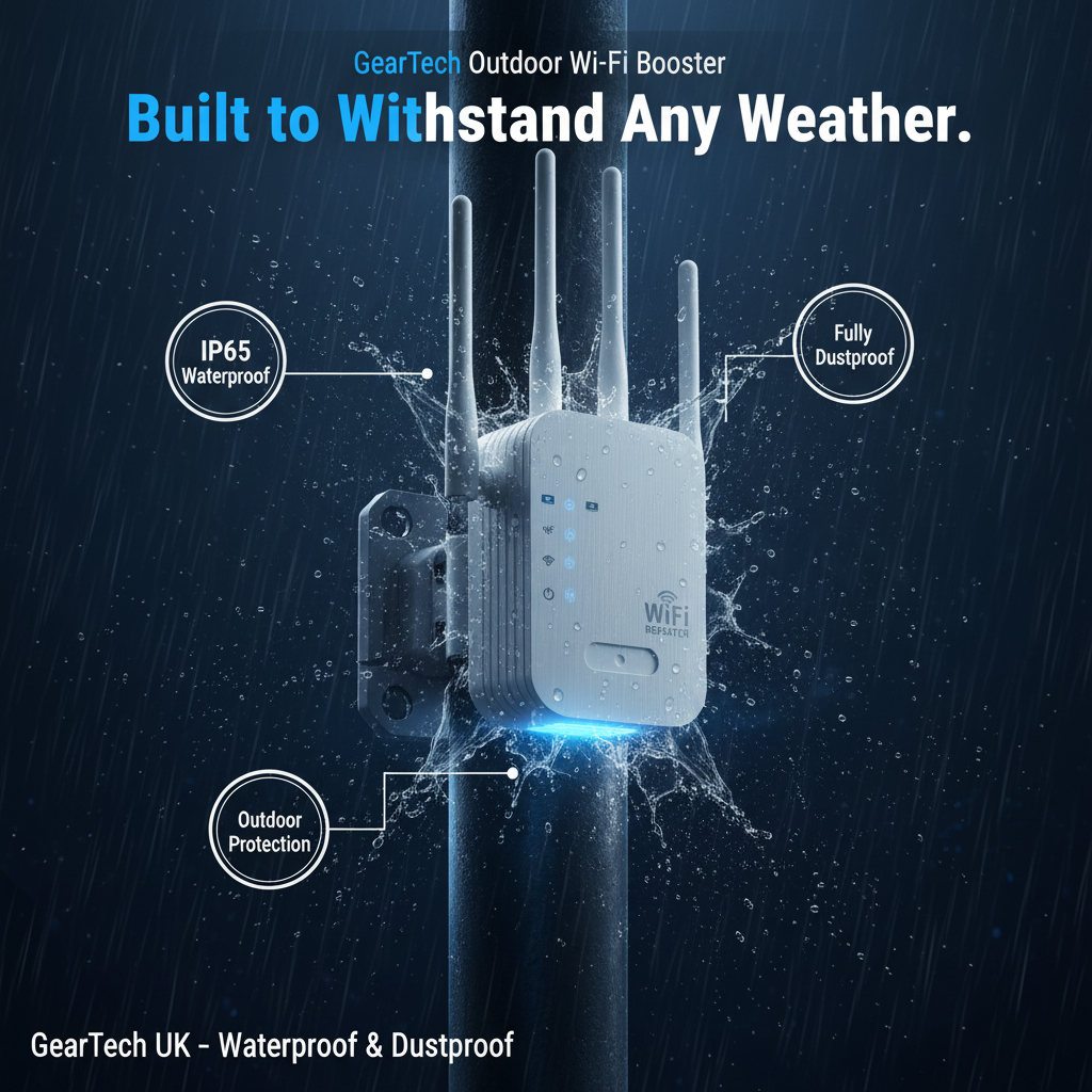 Dual Band Wireless Signal Booster Amplifying Network Coverage To 1200Mbps