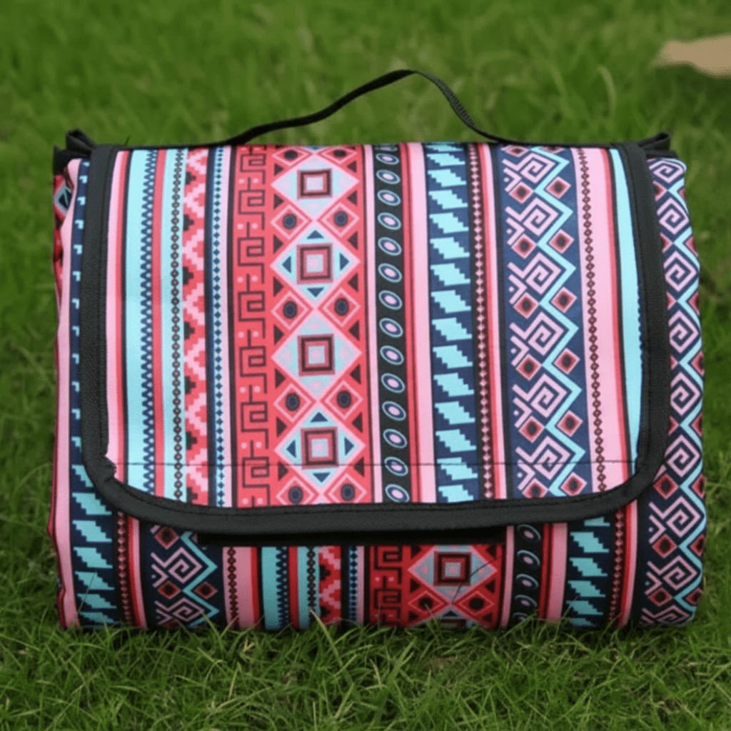 TrailNest 150 x 200 cm Waterproof Picnic Mat — Ethnic Style