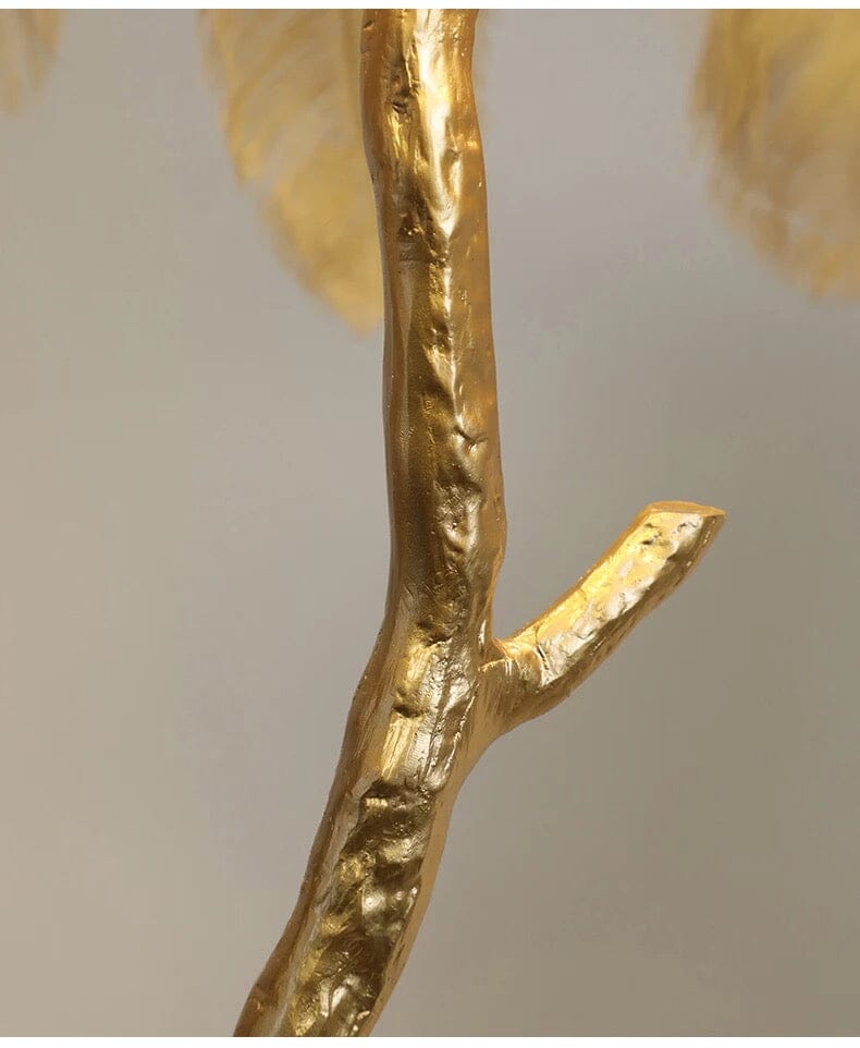 Lampadaire AuraFeather de luxe — design contemporain texturé