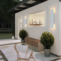 Contemporary Exterior LED Wall Light Upward And Downward Glow