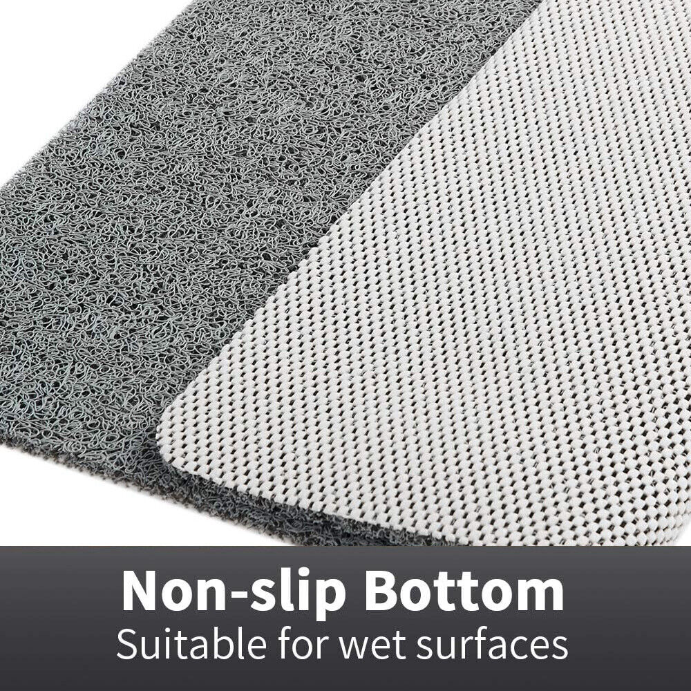 Quick-Drain Anti-Slip Shower Mat Textured Non-Skid Bath Rug
