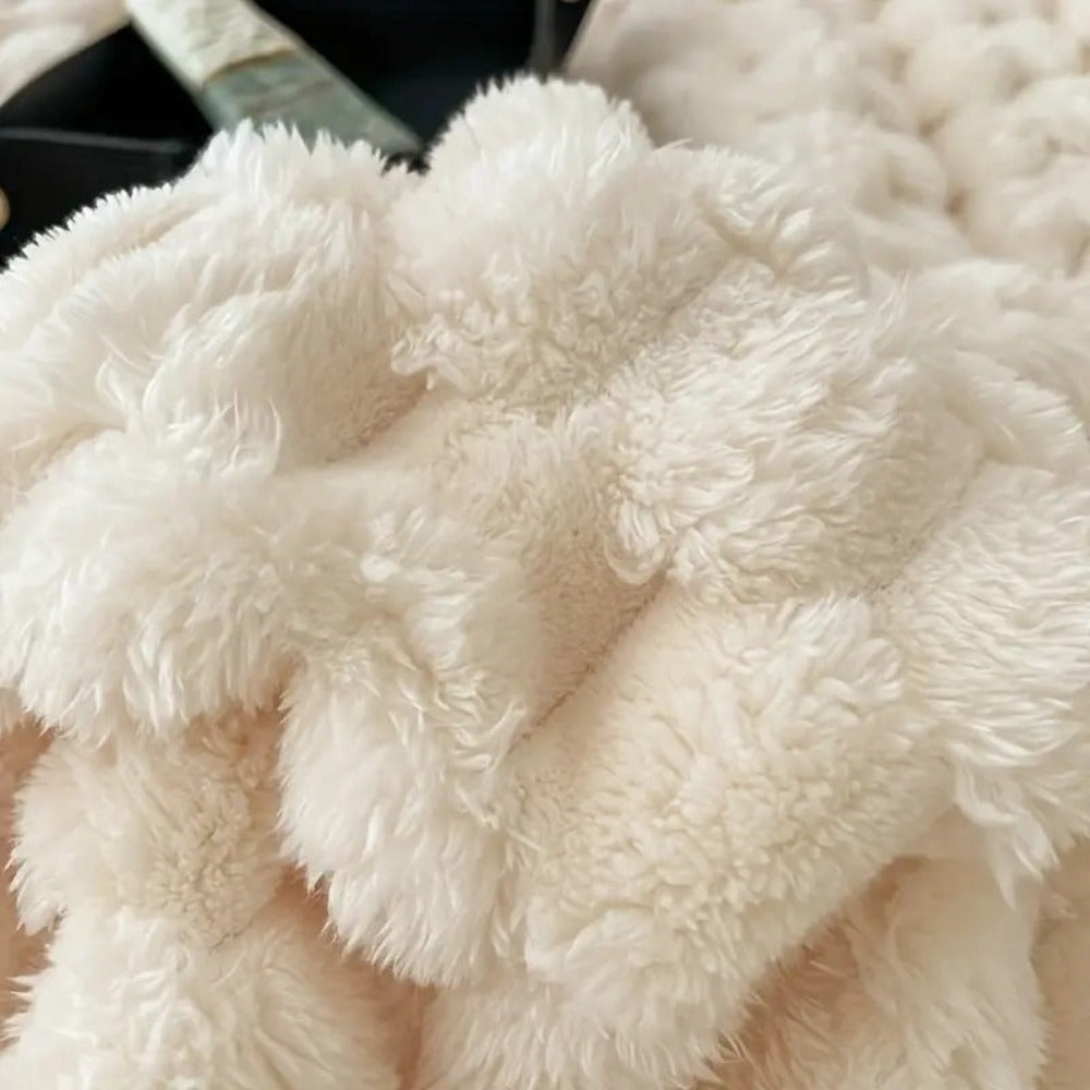 Manta texturizada tipo burbuja Cloud Cuddle, diseño suave y afelpado