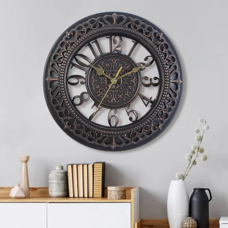 Stylish Metal Wall Clock for Timeless Elegance | ribuella