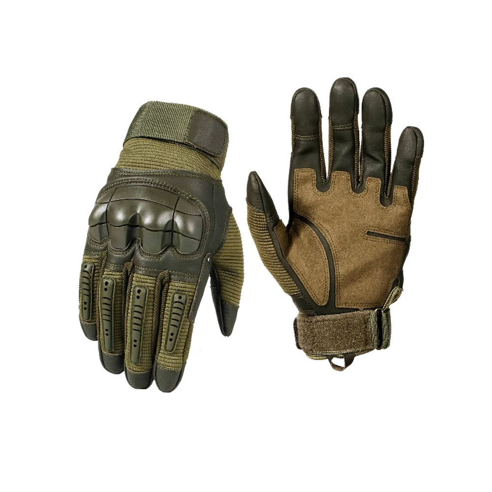 Guantes tácticos para hombre, duraderos, antideslizantes, con palma reforzada y diseño protector