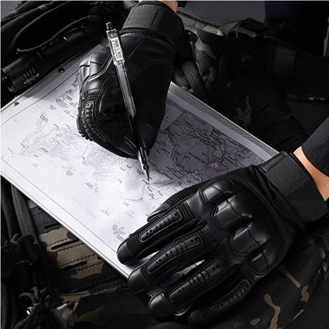 Guantes tácticos para hombre, duraderos, antideslizantes, con palma reforzada y diseño protector