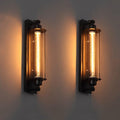 Wireless Industrial Wall Sconce, Vintage Metal Cage, Modern LED Lighting