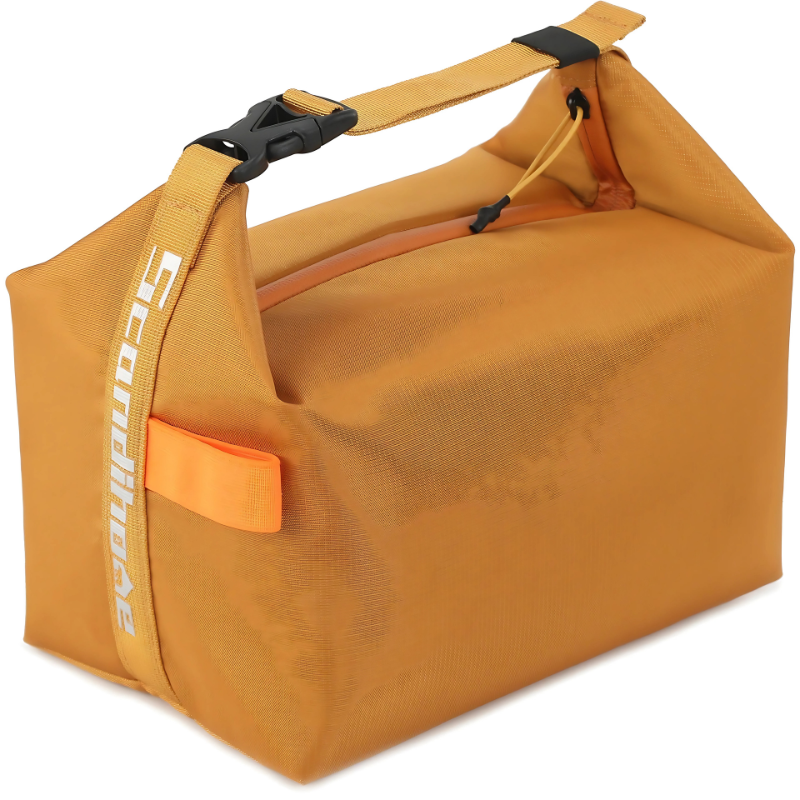 Insulated Lunch Bag - Adjustable Carry Handle, Roll-Top Zipper