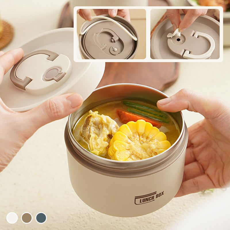 Stackable Insulated Bento Box Stainless Steel Thermal Lunch Container