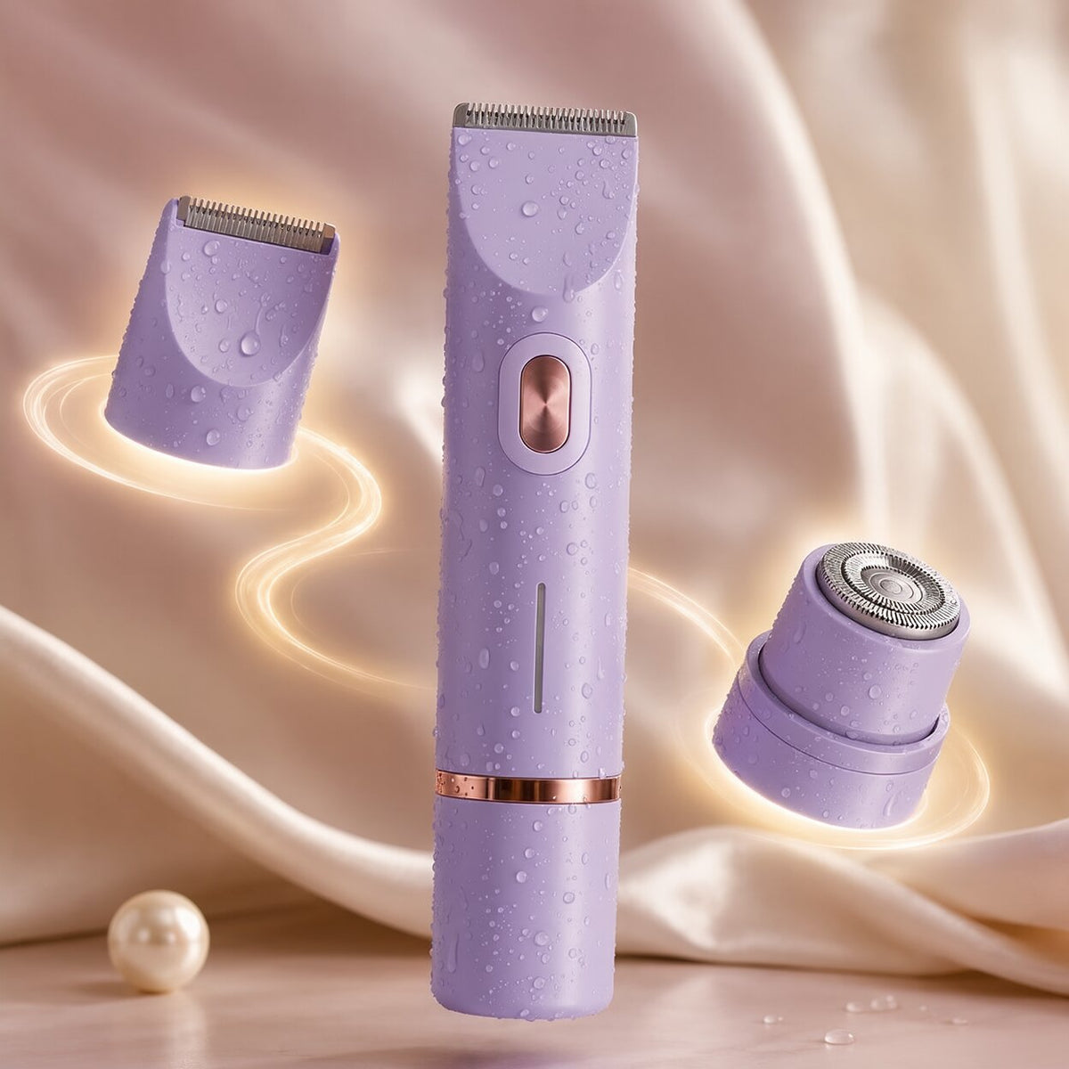 IntimLisse elektrisk, oppladbar barbermaskin for kvinner