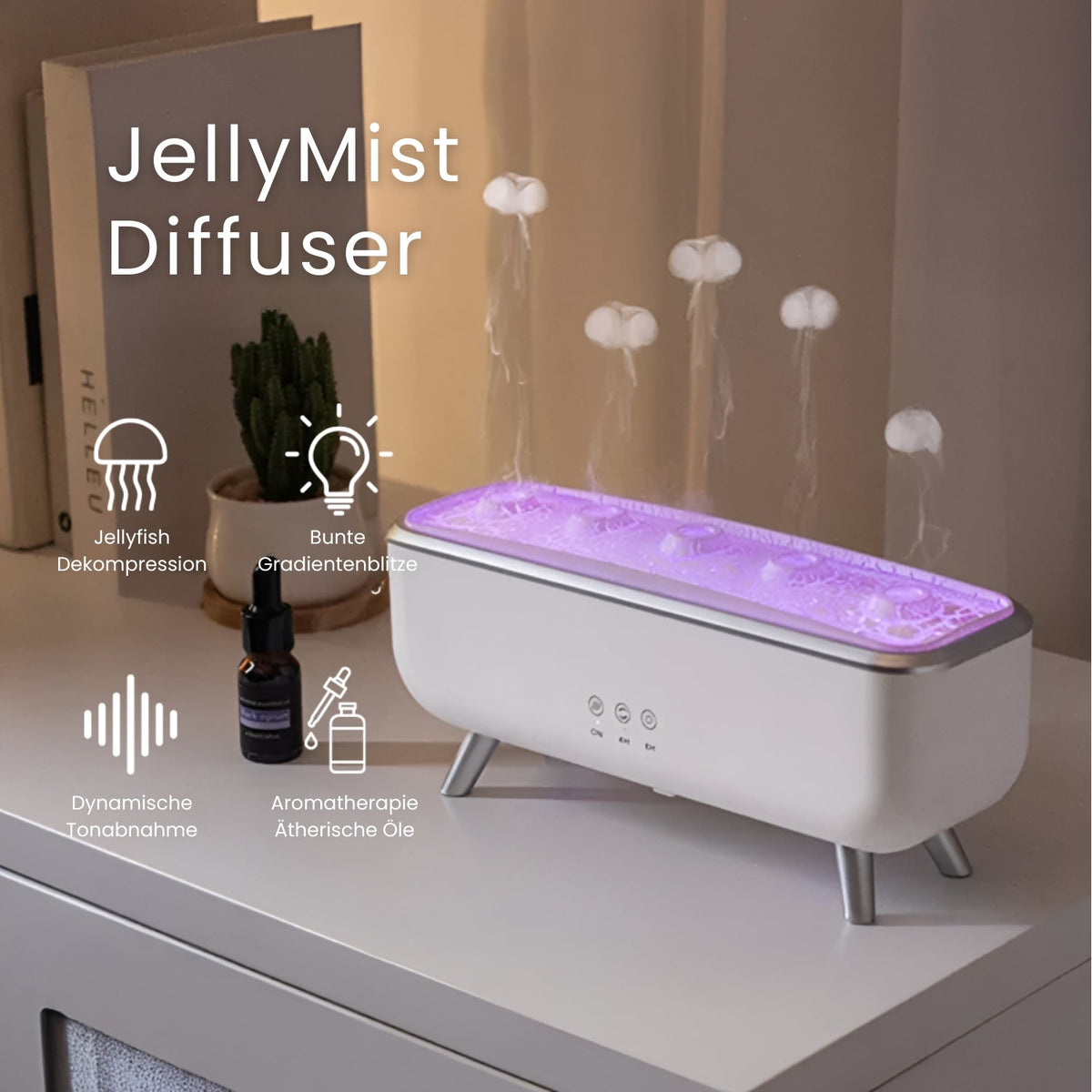 Serenity Mist Aromatherapy Diffuser with Remote Control | ribuella