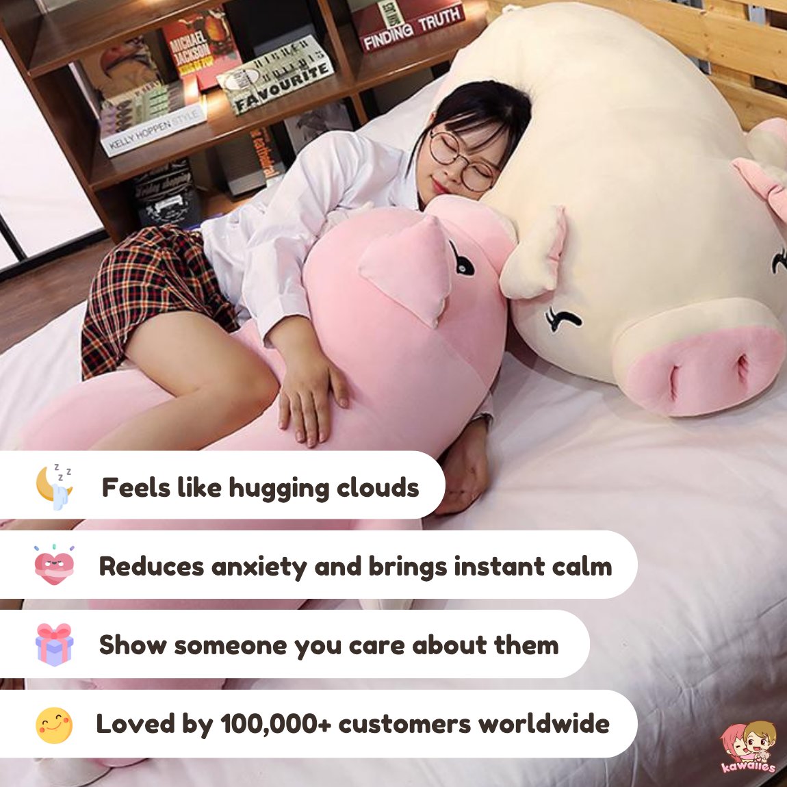 Jeju The Piggy Plushie Soft Cuddly Stuffed Animal Toy