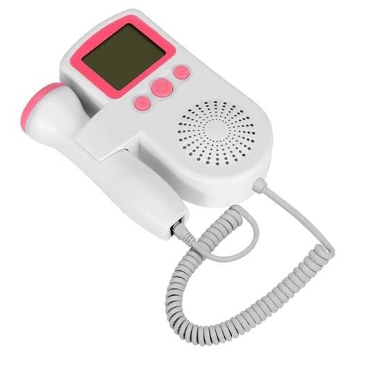 Doppler fetale per bambini, monitor della gravidanza - display LCD retroilluminato e sonda portatile