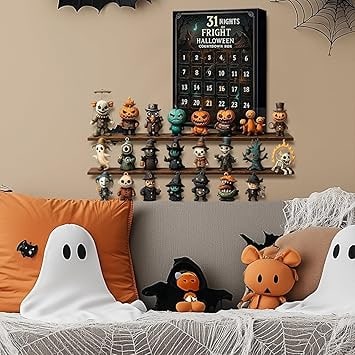 Dětský halloweenský adventní kalendář - strašidelné miniaturní figurky