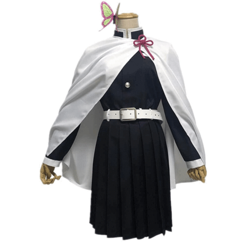 Kids Halloween Anime Cosplay Costume Set, Kimono Haori Jacket, Wide Leg Wraps