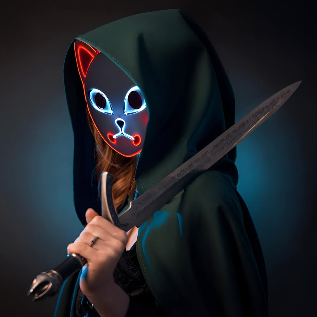 Disfraz de cosplay de anime para niños - chaqueta haori de diseño dividido y pantalones a juego