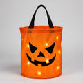 LED-valaiseva kurpitsakarkkisaavi, hohtava halloween-karkkisaavi lapsille