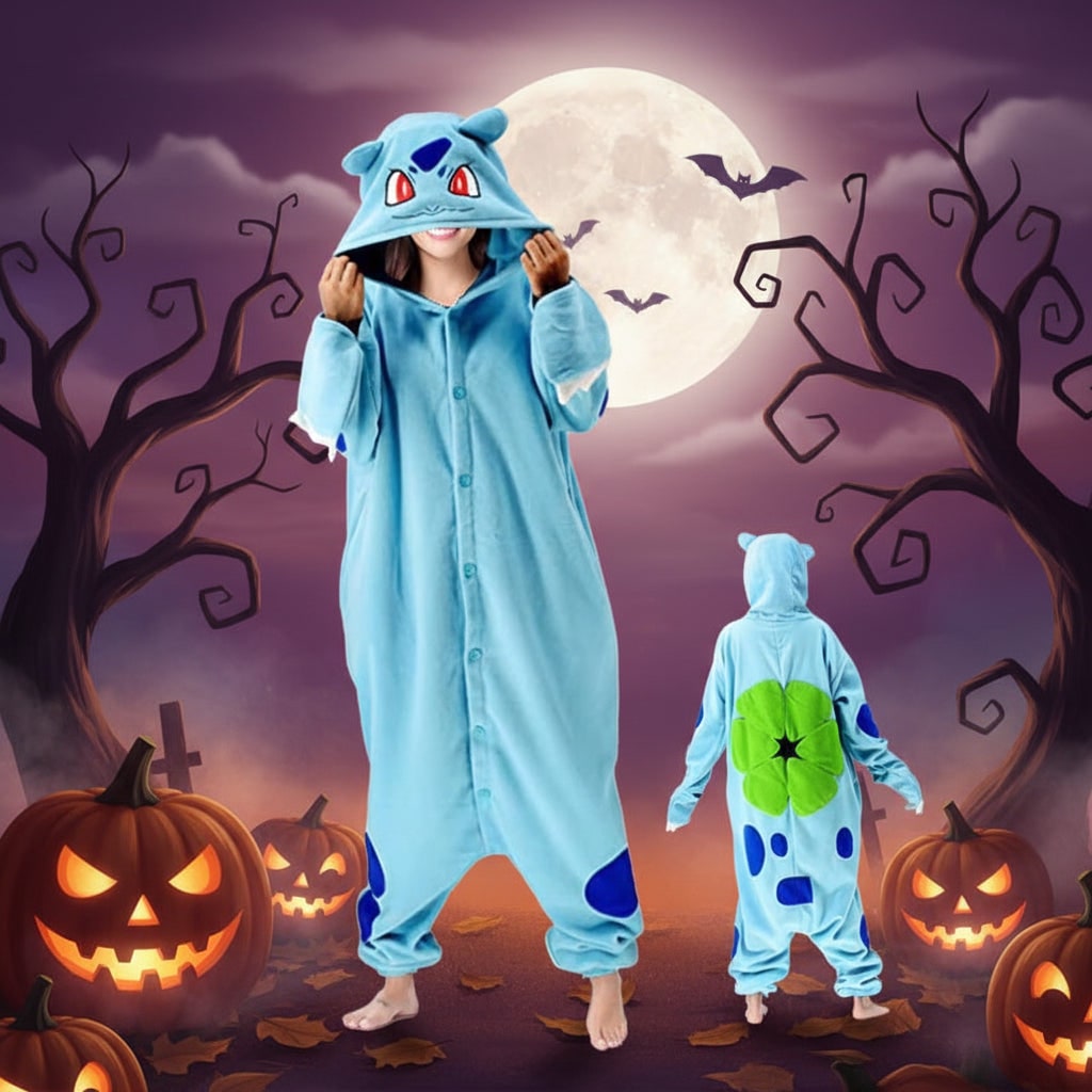 Pijama macacão de lã polar para criança — capuz com personagem e divertidos detalhes 3D