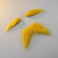 Bushy Yellow Kids Self Adhesive Eyebrows And Mustache Facial Hair Kit