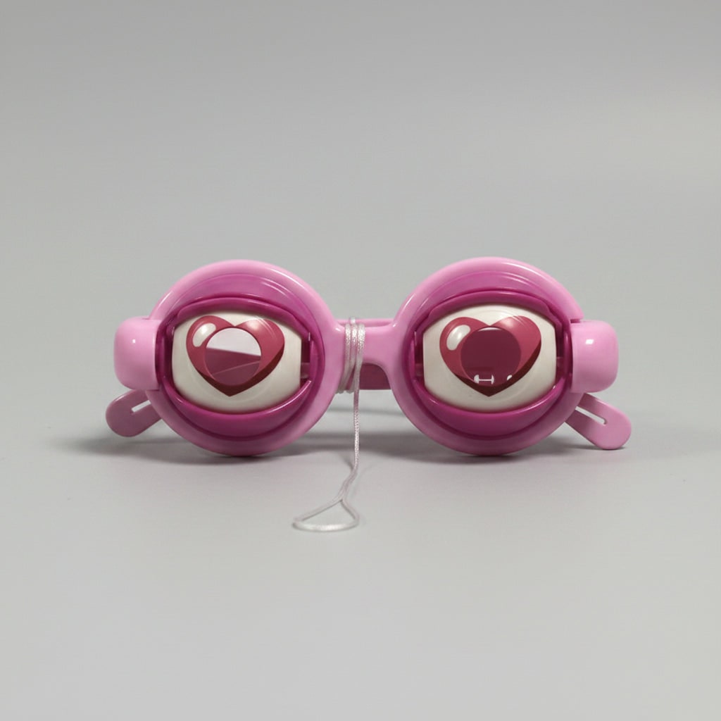 Gyerek Halloween-őrült szemüveg — zsinórral mozgatható szemhéjak, tréfás játék