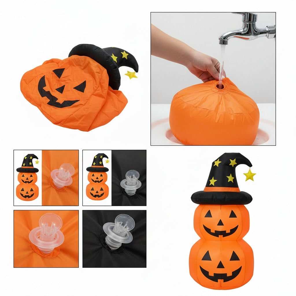 Decorațiune gonflabilă mare de exterior pentru curte, de Halloween, pentru copii, cu bază umplută cu apă