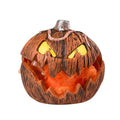 Dovleac Jack O Lantern LED pop-up pentru copii - ochi galbeni strălucitori, chip înfricoșător realist, strălucire portocalie interioară