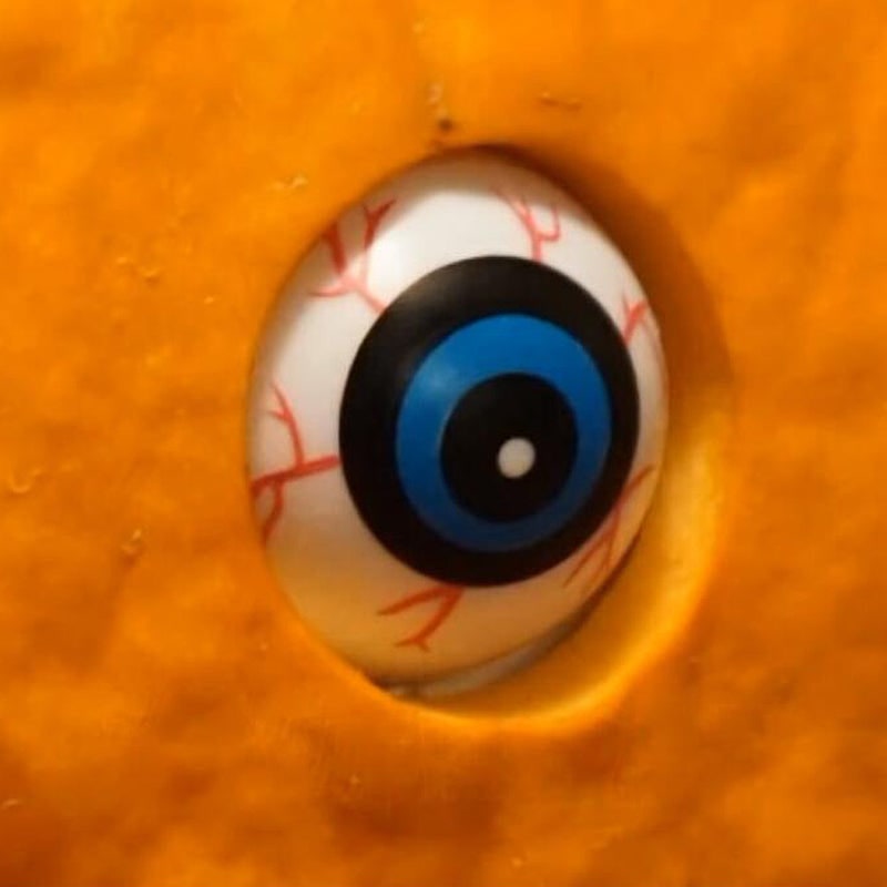Animatronic Jack O Lantern Pumpkin Displaying Moving Eyes