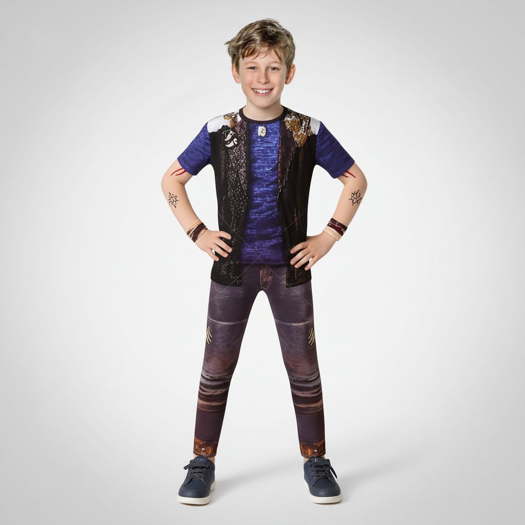 Kids Werewolf Costume - Zip-Up Closure, Realistic Printed Details