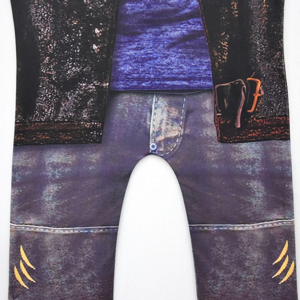 Kids Werewolf Costume - Zip-Up Closure, Realistic Printed Details