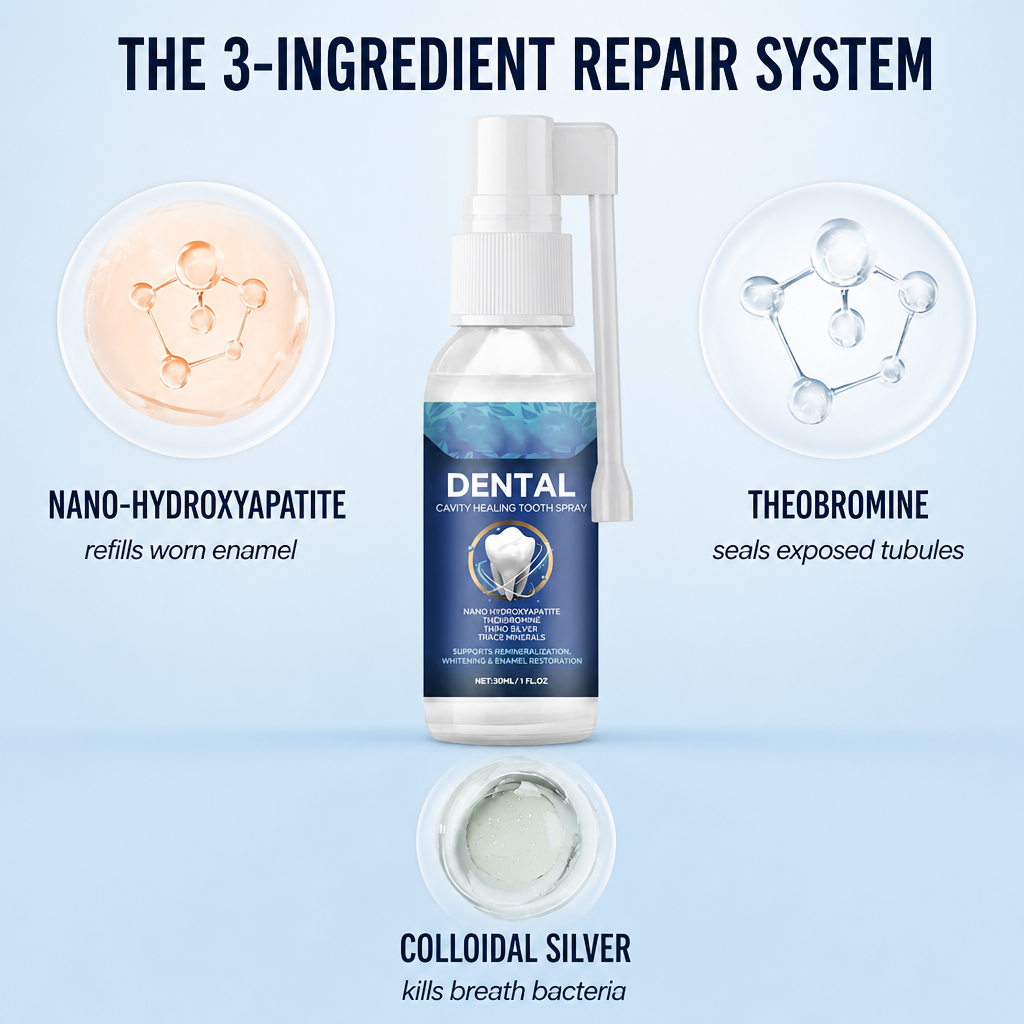 ShineGuard | Rebuild Enamel and Shut Down Cold-Drink Twinges in Seconds | ribuella
