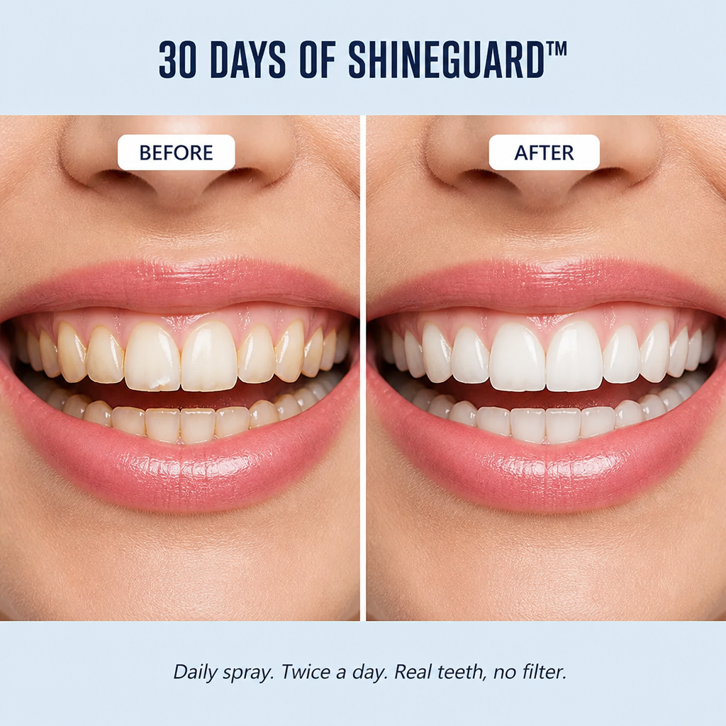 ShineGuard | Rebuild Enamel and Shut Down Cold-Drink Twinges in Seconds | ribuella
