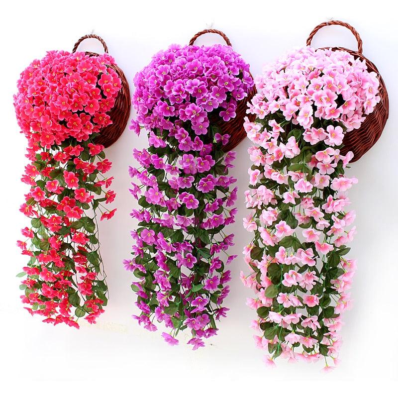 Arranjos florais de seda – Decoração suspensa de baixa manutenção | ribuella