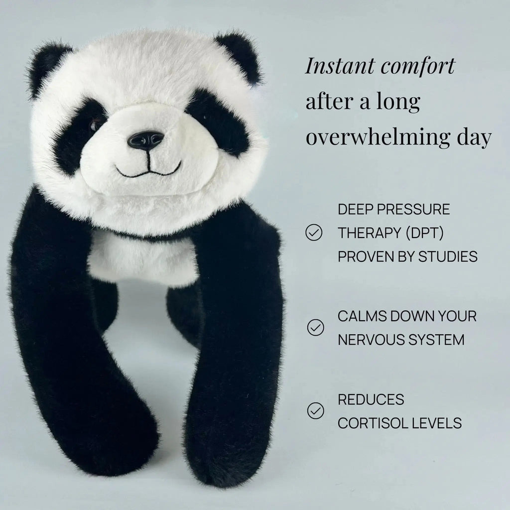 צעצוע פרווה חיבוקי CuddleBuddy עם זרועות ארוכות להפגת מתחים