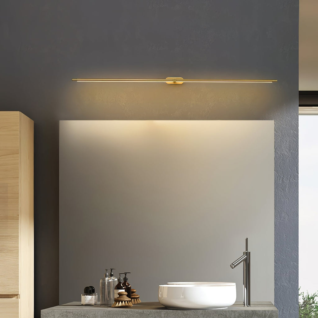 Moderne lineaire LED-wandlamp zonder snoer, oplaadbare batterij, minimalistisch ontwerp