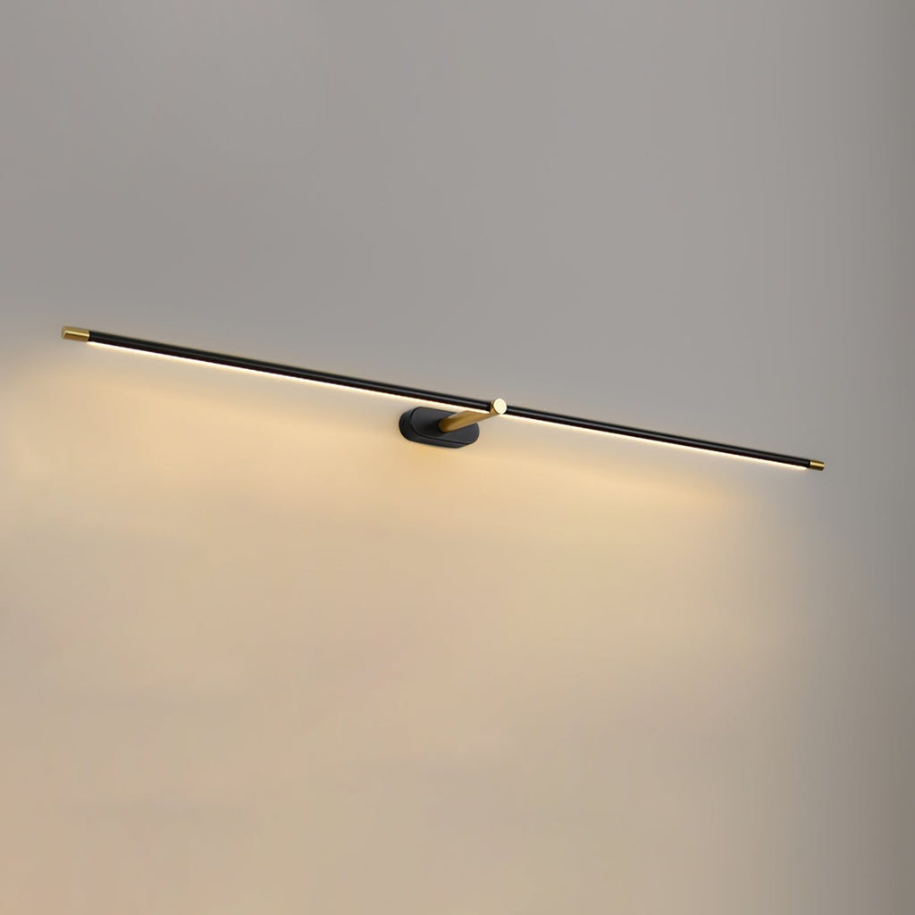 Moderne lineaire LED-wandlamp zonder snoer, oplaadbare batterij, minimalistisch ontwerp