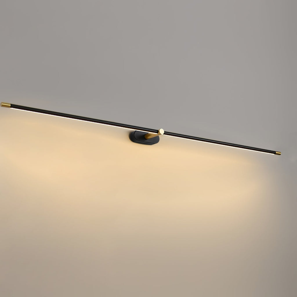 Moderne lineaire LED-wandlamp zonder snoer, oplaadbare batterij, minimalistisch ontwerp