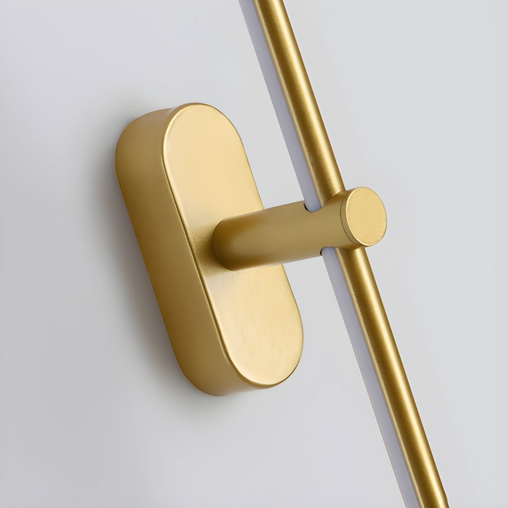Moderne lineaire LED-wandlamp zonder snoer, oplaadbare batterij, minimalistisch ontwerp