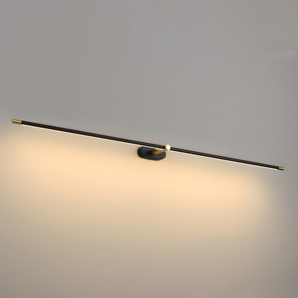 Moderne lineaire LED-wandlamp zonder snoer, oplaadbare batterij, minimalistisch ontwerp