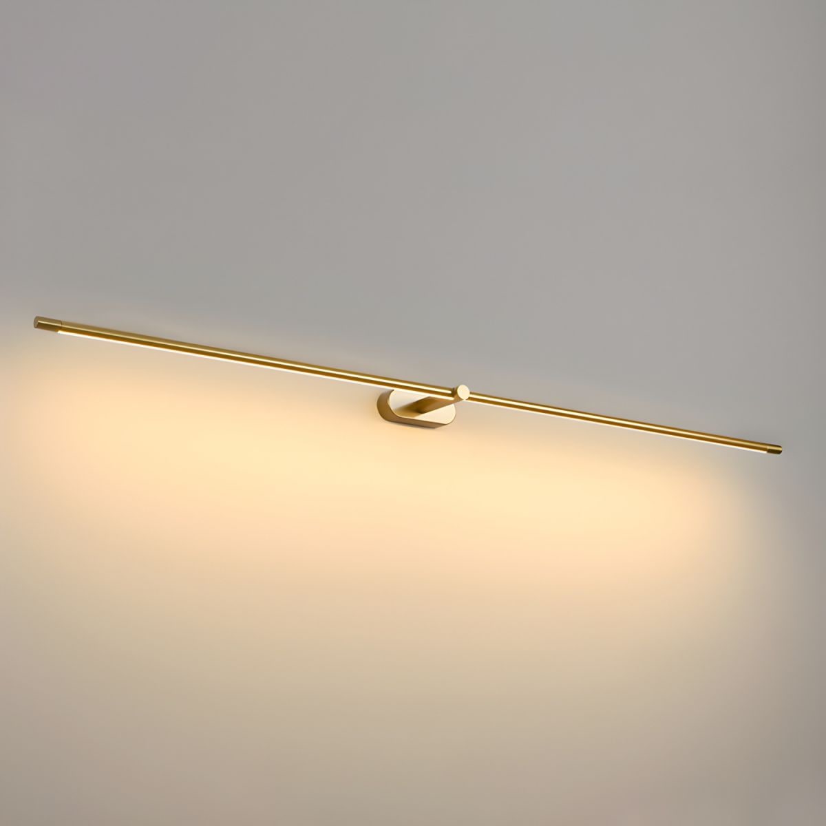 Applique murale LED linéaire moderne, sans fil, rechargeable, à batterie, design minimaliste