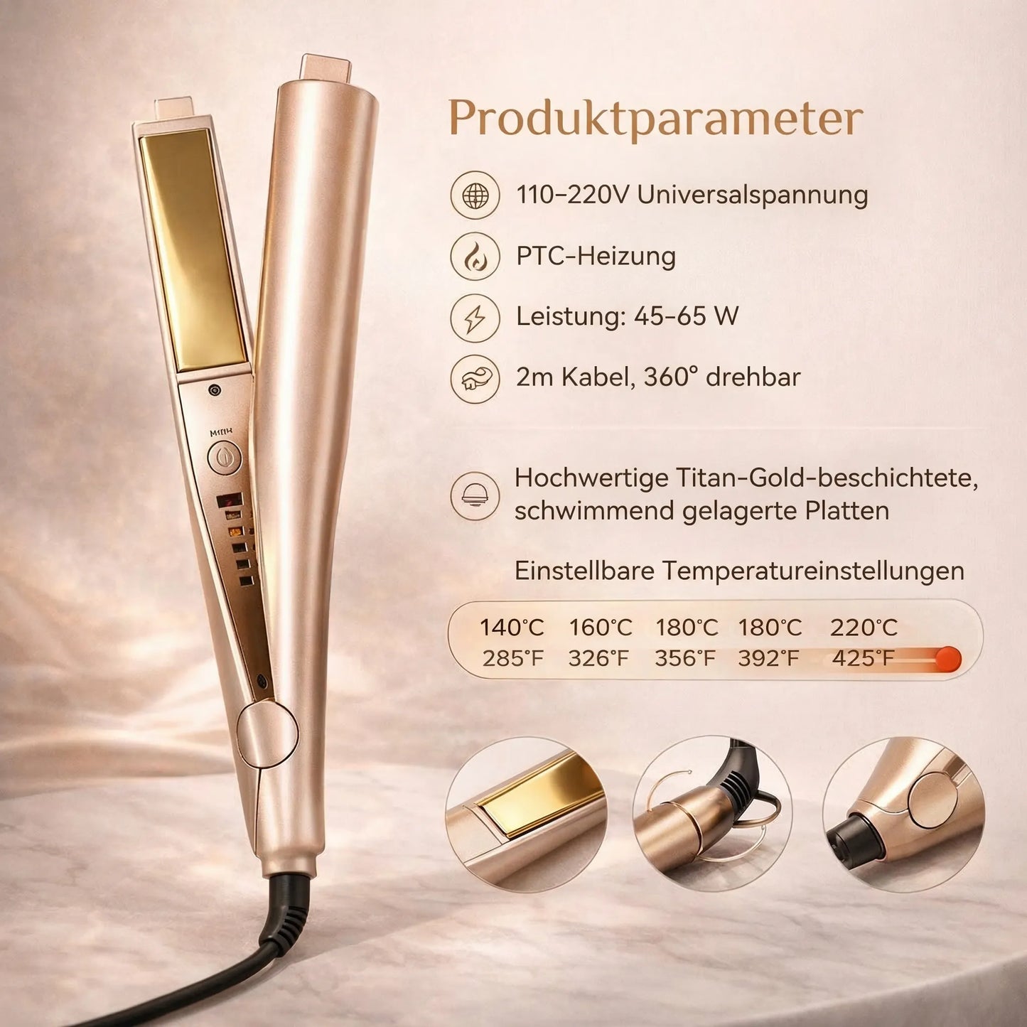 Ultimate 2-in-1 Hair Curler and Straightener | ribuella