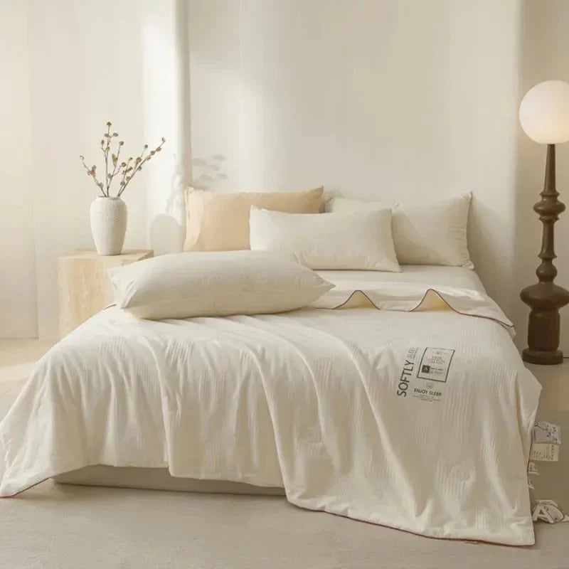 Yamileth premium jacquardquilt, gelijkmatige vulling, comfort het hele jaar door